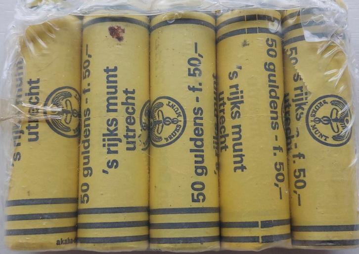 Muntrol 50 guldens 1989 unc., Postzegels en Munten, Munten | Nederland, Setje, 1 gulden, Koningin Beatrix, Ophalen of Verzenden