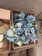 Trouwdecoratie in kleurthema Dusty blue/navy/sage green, Versiering, Gebruikt, Ophalen, Geboorte of Huwelijk