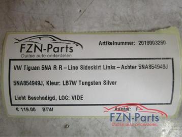 VW Tiguan 5NA R R-Line Sideskirt Links-Achter beschikbaar voor biedingen
