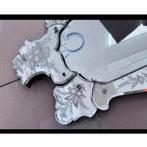 Antieke Venetiaanse spiegel antiek Venetian 1900 early 20th, Ophalen of Verzenden, Overige vormen