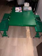 Picknicktafel met 4 stoeltjes - ZGAN!, Kinderpicknicktafel, Overige materialen, Vierkant, Ophalen of Verzenden