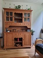 Kast / dressoir.  Massief grenen, Huis en Inrichting, Kasten | Kledingkasten, Ophalen, Gebruikt, 100 tot 150 cm, Glas