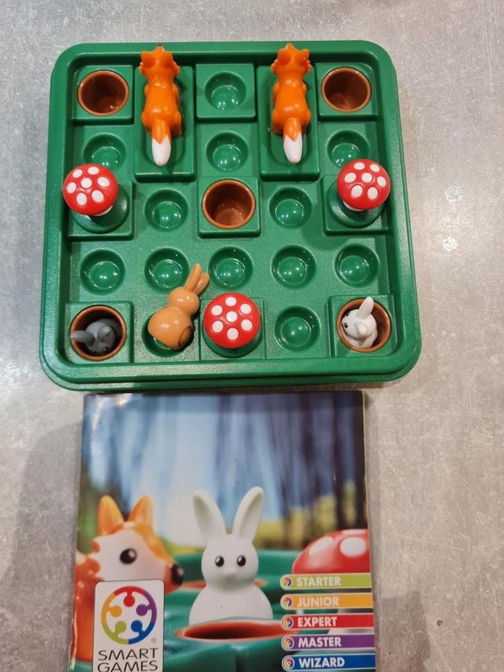 SmartGames JumpIn' Puzzelspel, Hobby en Vrije tijd, Gezelschapsspellen | Bordspellen, Zo goed als nieuw, Een of twee spelers, Reisspel