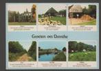 Groeten oet Drenthe met teksten Assen Dwingeloo Aalden Een, Verzamelen, Ansichtkaarten | Nederland, Gelopen, Drenthe, Verzenden