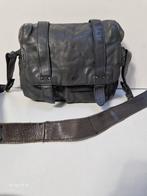 Stoere Aunts&Uncles leren tas, Ophalen of Verzenden, Gebruikt, Zwart, Handtas