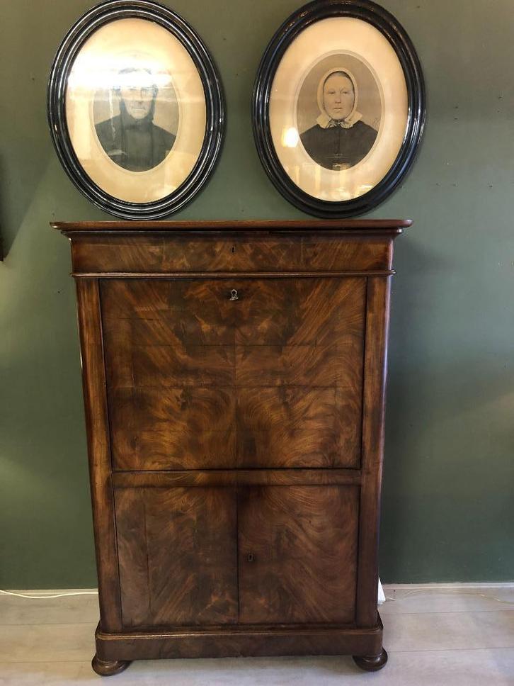 Antiek Klepsecretaire Empire/Biedemeier stijl Prijsverlaging, Antiek en Kunst, Antiek | Meubels | Kasten, Ophalen