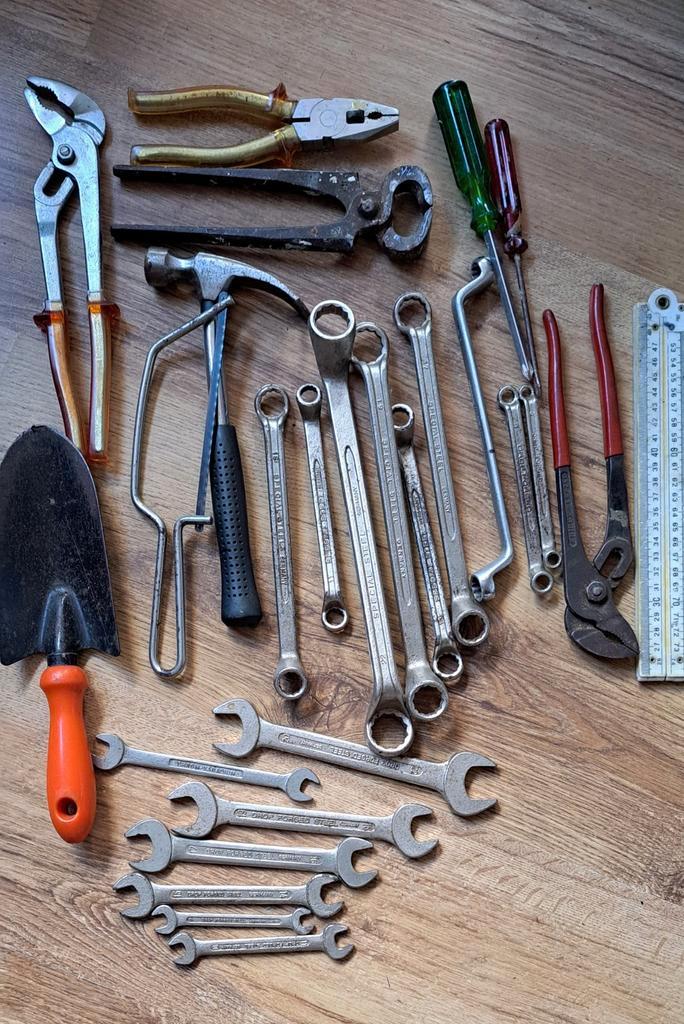 Diverse Gereedschappen - Los te Koop Steeksleutel Tang Hamer, Doe-het-zelf en Verbouw, Gereedschap | Handgereedschap, Gebruikt