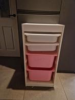 Ikea trofast kast wit met 4 bakken, Huis en Inrichting, Kasten | Kledingkasten, Ophalen, Kunststof, Gebruikt, 50 tot 100 cm