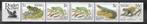 Zuid Afrika 1995 Readers Digest strip van 5 zwart logo pfr, Postzegels en Munten, Verzenden, Zuid-Afrika, Postfris