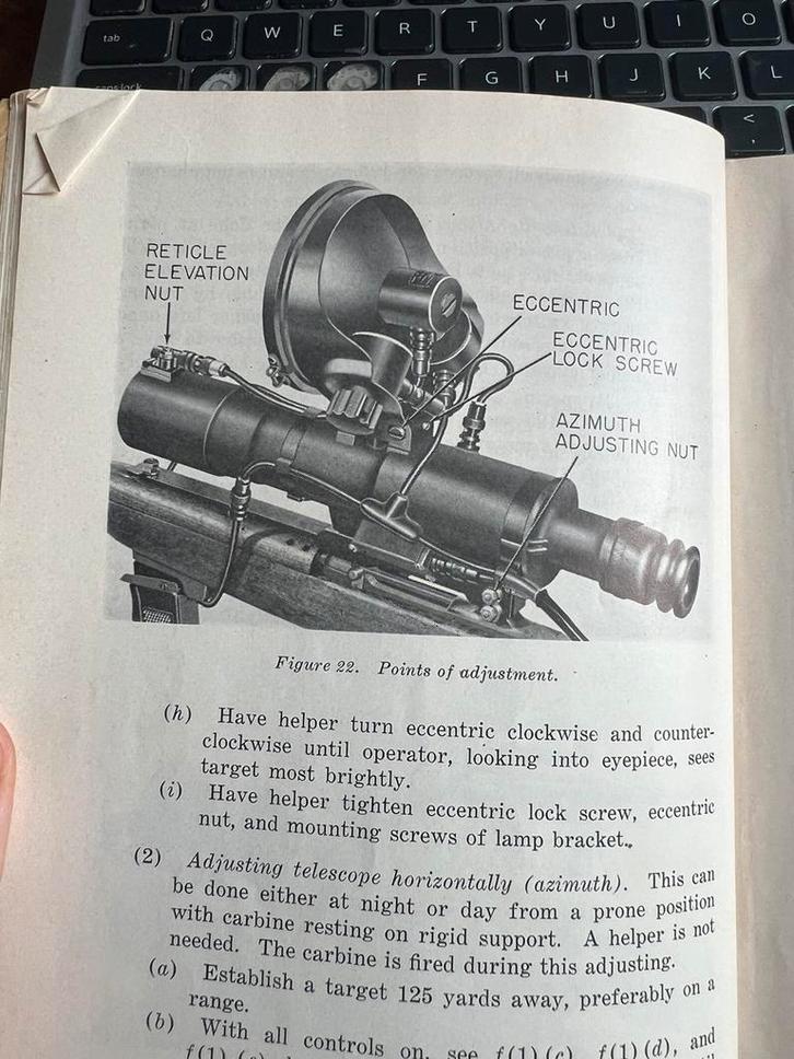 WO2 Korea Amerikaans voorschrift Sniper Scope M1 Carbine, Verzamelen, Militaria | Tweede Wereldoorlog, Amerika, Ophalen of Verzenden