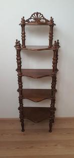 Vintage Houten Vitrine Rek, Ophalen, Gebruikt