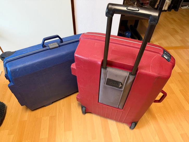 Samsonite Koffers - Set van 2, Sieraden, Tassen en Uiterlijk, Koffers, Gebruikt, Hard kunststof, 70 cm of meer, 45 tot 55 cm, Slot