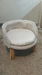 Wit Teddy kattenmandje, Ophalen of Verzenden, Zo goed als nieuw, Wol