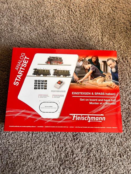 Fleischmann N-spoor analoge startset, Hobby en Vrije tijd, Modeltreinen | N-Spoor, Zo goed als nieuw, Treinset, Gelijkstroom, Fleischmann