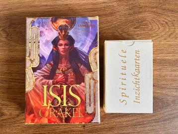 Tarotkaarten/ Isis orakelkaarten + spirtuele inzichtkaarten beschikbaar voor biedingen