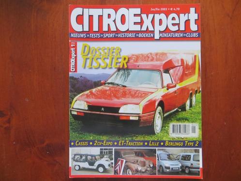 CitroExpert 1 2003 C3 Dolce & Gab., Berlingo Dangel, Tissier, Boeken, Auto's | Folders en Tijdschriften, Nieuw, Citroën, Ophalen of Verzenden