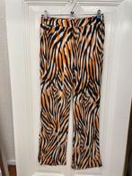 Kyra broek maat S 36 oranje zwart ecru viscose, Ophalen of Verzenden, Zo goed als nieuw, Maat 36 (S), Zwart