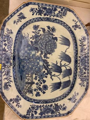 Antiek chinees porselein assiette beschikbaar voor biedingen