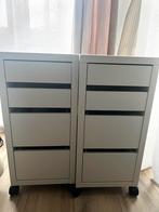 2 x Ikea Micke ladeblok op wieltjes nieuwstaat!, Nieuw, Ophalen of Verzenden, 3 of 4 laden, Minder dan 100 cm