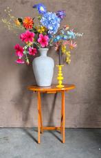 Retro vintage mid century tafeltje bijzettafel inklapbaar !, Antiek en Kunst, Ophalen of Verzenden