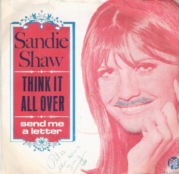 Sandie Shaw -Think It Over _Send Me A Letter - 1969 Dutch PS beschikbaar voor biedingen