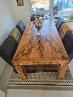 Unieke eettafel, Huis en Inrichting, Tafels | Eettafels, 100 tot 150 cm, 200 cm of meer, Ophalen of Verzenden, Zo goed als nieuw