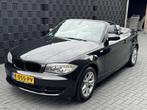 Bmw 1-serie Cabrio 120i High Executive| ZWART| LEER| ELEK KA, Auto's, BMW, 4 cilinders, Cabriolet, 4 stoelen, Zwart