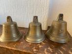 3 koperen bellen, Antiek en Kunst, Antiek | Koper en Brons, Ophalen