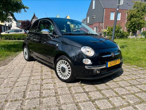 Fiat 500 1.2  *PANORAMA DAK*AIRCO* 2011 Zwart, Auto's, Fiat, Particulier, ABS, Airbags, Airconditioning, Bluetooth, Centrale vergrendeling