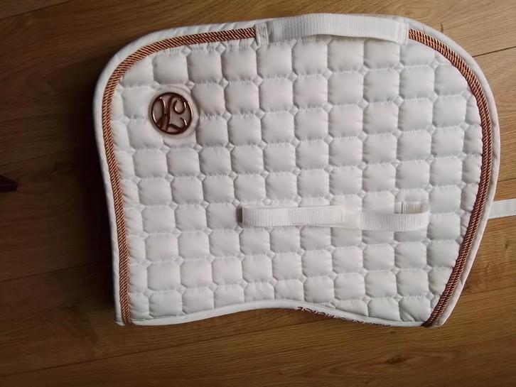 Zadeldekje Pony - wit / rosegold - Harry's Horse, Dieren en Toebehoren, Paarden en Pony's | Dekens en Dekjes, Zo goed als nieuw