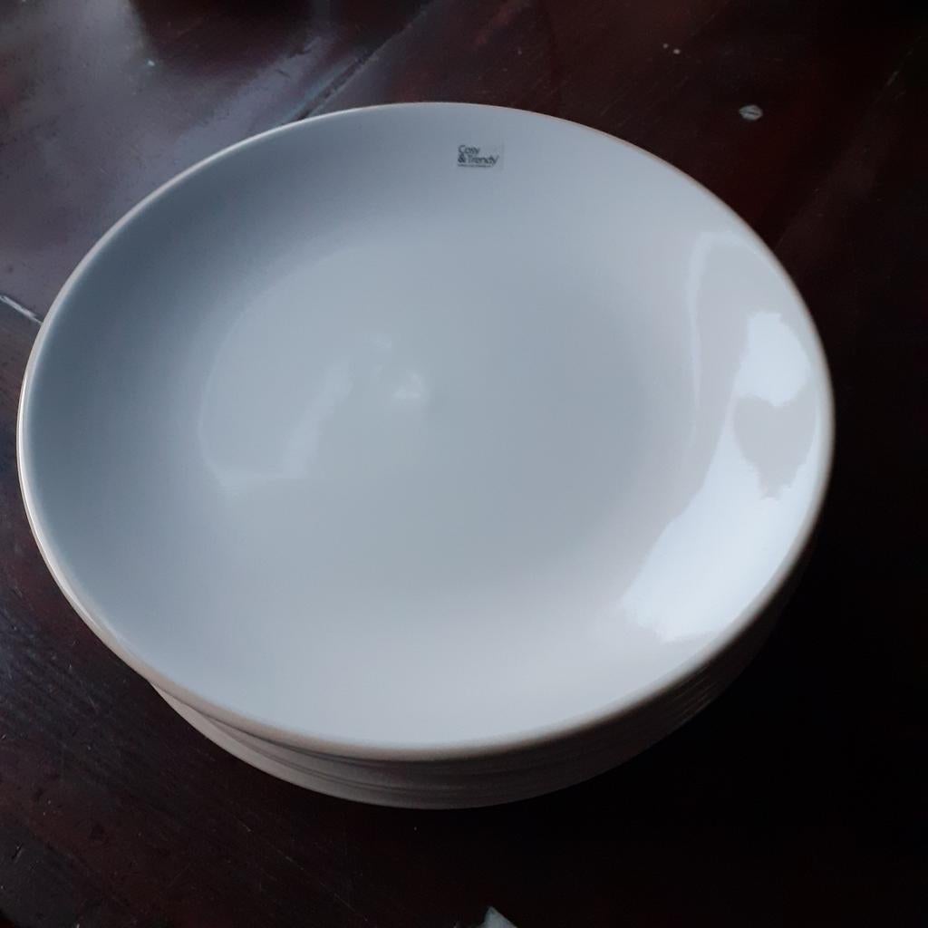 6 nieuwe ontbijtborden 21 cm Cosy & Trendy, Nieuw, Ophalen of Verzenden, Bord(en), Overige stijlen