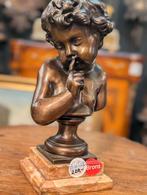 Antiek bronzen beeld 30 cm hoog. €220., Antiek en Kunst, Ophalen