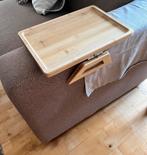 Bamboe armleuning dienblad, Huis en Inrichting, Ophalen of Verzenden, Zo goed als nieuw, Hout