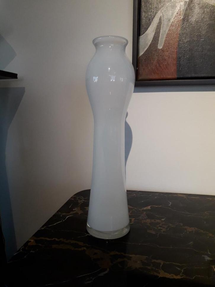 VINTAGE OPAAL IRISERENDE VAAS in PERFECTE STAAT hoog 40 cm !, Antiek en Kunst, Antiek | Glas en Kristal, Ophalen of Verzenden