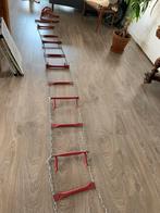 Vluchtladder vuurbestendig 4m, Doe-het-zelf en Verbouw, Ladders en Trappen, Ophalen, Zo goed als nieuw, Ladder, Opvouwbaar of Inschuifbaar
