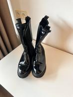 Notre V halfhoge enkellaarzen maat 39 zwart lakleer, Kleding | Dames, Schoenen, Ophalen of Verzenden, Zo goed als nieuw, Zwart