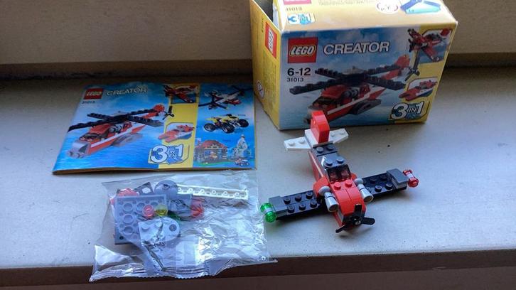 Lego Creator 31013 3-in-1 Rode Thunder, Kinderen en Baby's, Speelgoed | Duplo en Lego, Zo goed als nieuw, Lego, Complete set, Ophalen of Verzenden