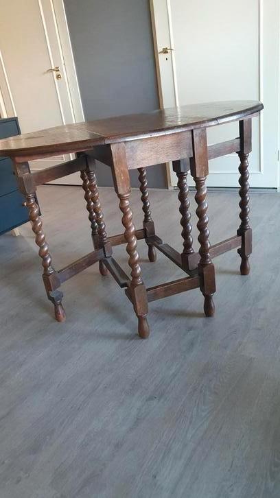 Antieke hangoor tafels, Antiek en Kunst, Antiek | Meubels | Tafels, Ophalen of Verzenden