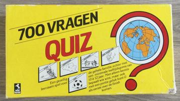 700 Vragen Quiz beschikbaar voor biedingen