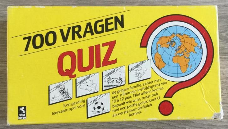 700 Vragen Quiz, Hobby en Vrije tijd, Gezelschapsspellen | Overige, Gebruikt, Een of twee spelers, Drie of vier spelers, Ophalen of Verzenden