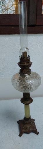 Antieke olielamp, Antiek en Kunst, Ophalen of Verzenden