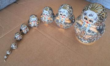 Luxe Matryoshka, rijk gedecoreerd, 10-delig, Sergiev Posad beschikbaar voor biedingen