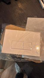 Qeramiq push bedieningspaneel wit toilet, Doe-het-zelf en Verbouw, Sanitair, Ophalen of Verzenden, Zo goed als nieuw, Toilet