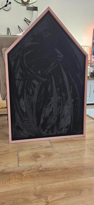  Stijlvol krijtbord in huisvorm – ideaal voor baby- of kin beschikbaar voor biedingen