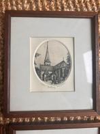 Gravure Anna Doedijns Voorburg kerk handgesigneerd, Ophalen of Verzenden