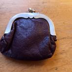 Beursje of knipje bruin leder, Sieraden, Tassen en Uiterlijk, Portemonnees, Overige merken, Gebruikt, Bruin, Ophalen of Verzenden