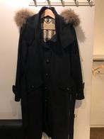 Burberry lange jas met bont IT42, Kleding | Dames, Jassen | Winter, Burberry, Maat 42/44 (L), Ophalen of Verzenden, Zo goed als nieuw