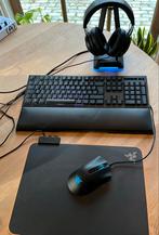 Razer Gaming Set - headset, keyboard, muis, muismat, Computers en Software, Ophalen of Verzenden, Gebruikt, Bedraad