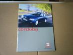 Seat Cordoba 2001 32 pag., Verzenden, Zo goed als nieuw, Overige merken