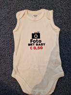 Handgemaakt rompertje voor maat 62/68, Nacht- of Onderkleding, Jongetje of Meisje, Nieuw, Ophalen of Verzenden